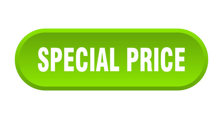 special price button. rounded sign on white background