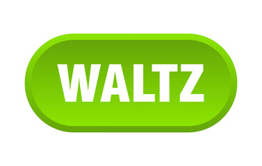 waltz button. rounded sign on white background