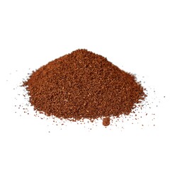 heap of ground coffee