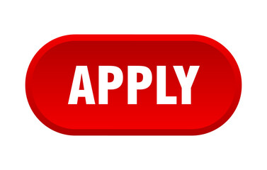 apply button. rounded sign on white background