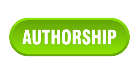 authorship button. rounded sign on white background