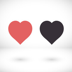 Heart vector icon. Outline love vector icon signs isolated on a background. vector icon Gray black graphic shape line art for romantic wedding or vector icon  valentine gift.