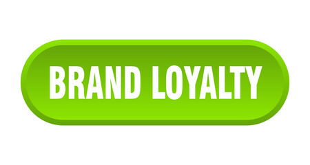 brand loyalty button. rounded sign on white background