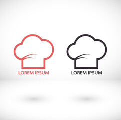 Chef hat line vector  icon, outline vector sign, vector  icon linear style pictogram isolated on white. vector  icon Cuisine symbol, logo illustration.