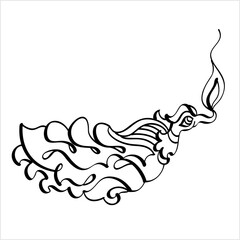 Diwali Diya Pen Ink Style M_2009001