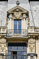 Fototapeta premium details of a patrician house in Neuchatel Switzerland