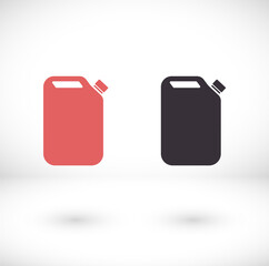 Oil canister icon, gasoline icons vector. Simple illustration of icon vector icons of oil canister oil vector icons for web refueling vector icons