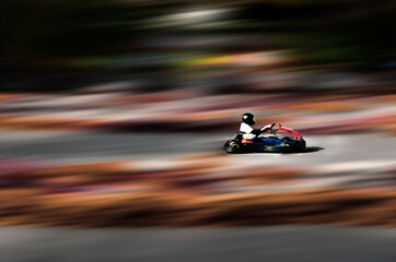 Go Karting in Bangalore, with camera panning