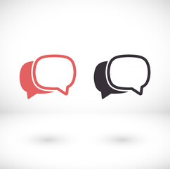 Fototapeta premium SMS mail vector icon. mail to receive SMS icon. mail to send SMS icon. mail for reading SMS flat