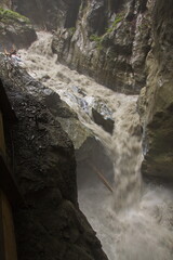 Landscape in Liechtensteinklamm in Salzburg Province,Austria,Europe
