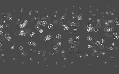 Light Gray vector texture with disks.
