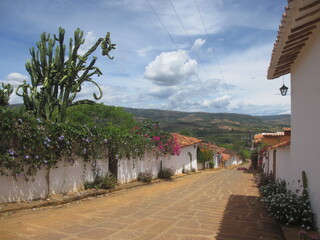 Barichara Dorf bei San Gil in Kolumbien