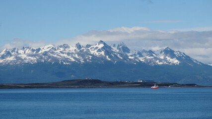 Puerto Navarino jenseits Beagle Kanal
