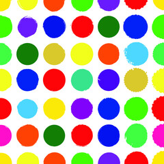 Vector Seamless Pattern . Texture with Grunge Elements .