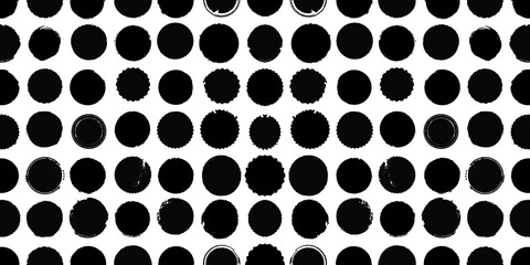 Vector Seamless Pattern . Texture with Grunge Elements .