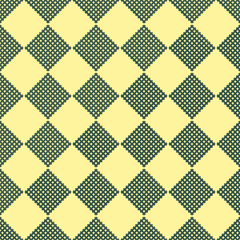 Vector seamless pattern with rhombuses. Modern stylish texture.