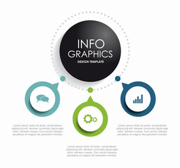 Infographic design template with place for your data. Vector illustration.