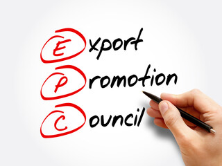 EPC - Export Promotion Council acronym, business concept background