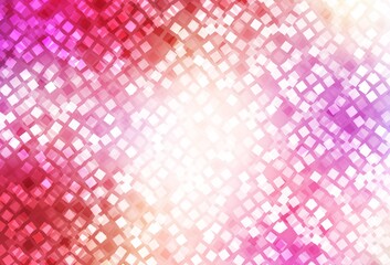 Light Red, Yellow vector backdrop with rhombus.