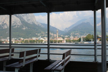 view from the taxi boat