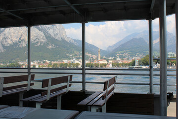 view from the taxi boat