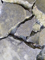 Grey Stone Slab Cracked Weathered texture