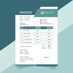 business invoice template vector format
