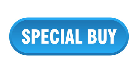 special buy button. rounded sign on white background