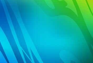 Fototapeta premium Light Blue, Green vector abstract bright texture.