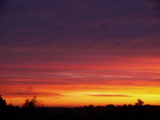 Fototapeta premium sunset in the sky