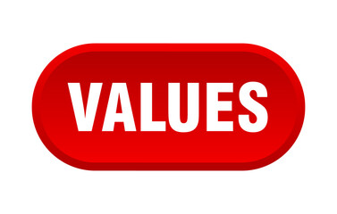 values button. rounded sign on white background