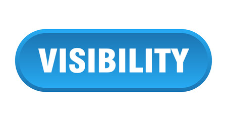 visibility button. rounded sign on white background