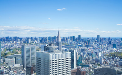 東京風景　新宿から望む都心全景
