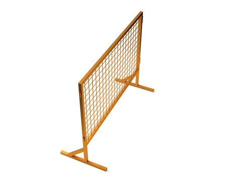 recommend clip art: fence painted white isolated on white background 3d rendering