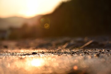 Sun Beams with Panorama