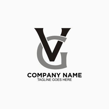 VG initial logo simple design concept