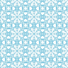 Gorgeous seamless pattern of snowflakes on a white background. Winter decor elements in flat style for postcards, wrapping paper, fabric, wallpaper and more. Stock vector illustration for decoration
