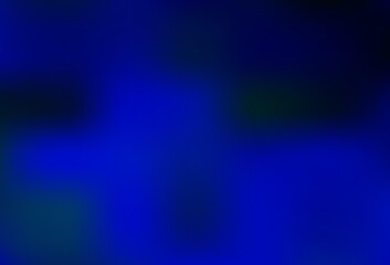 Dark BLUE vector blurred and colored pattern.