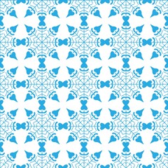 Adorable seamless pattern from cute snowflakes on a white background. Winter elements in a flat style for cards, wrapping paper, fabric, wallpaper and more. Stock vector illustration for design