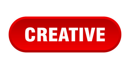 creative button. rounded sign on white background