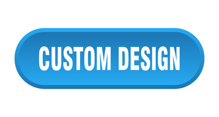 custom design button. rounded sign on white background