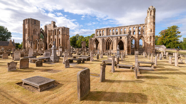 Elgin Cathedral - A historic ruin in Elgin (Moray) in north-east Scotland