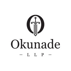 Letter O law firm logo design vector