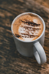 cup of cappuccino