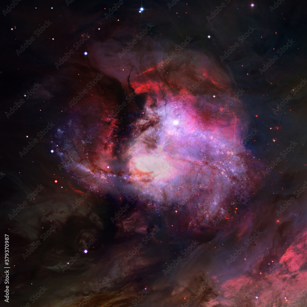 Canvas Prints nebula and stars in cosmos space. elements of this image furnished by nasa
