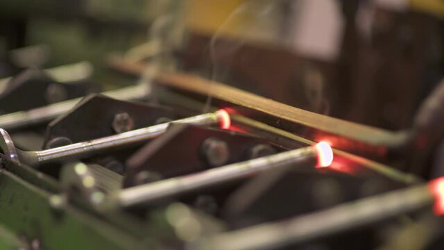 heating of metal products with high frequency current