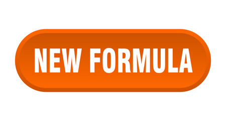 new formula button. rounded sign on white background