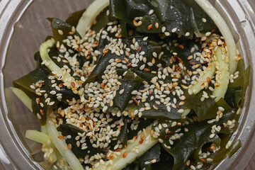 Seaweed algae salad