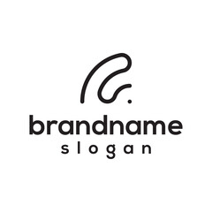 simple modern network logo design