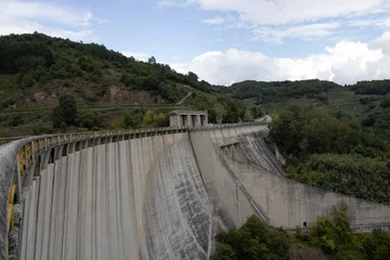 Foto op Aluminium Belesar, Lugo/Spain,09 20 2020: reservoir of Belesar in Lugo Galicia Spain © Miguel